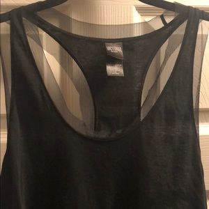 Victoria’s Secret Sport Black Tank Mesh Neckline